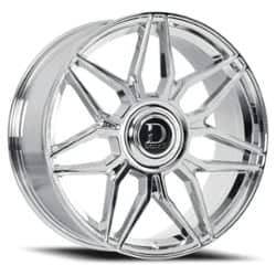 Dolce Verona 24x10 6x135 / 6x139.7 25 ET 87.1 CB Chrome