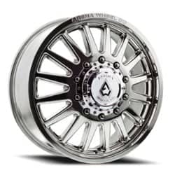 Arena Dually Rival 24x8.25 10x225 -222 ET 170.13 CB Polished Silver