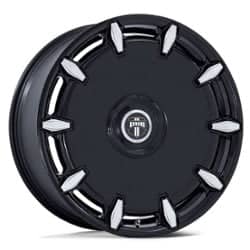 Dub Cheef (DC271) 24x10 6x135/6x139.7 30 ET 100.3 CB Gloss Black Milled