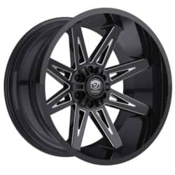 Edge 304 Gloss Black w/Milled Accents
