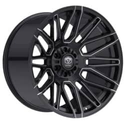 Edge 306 Gloss Black w/Milled Accents