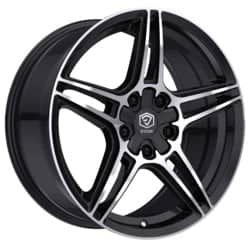 Edge 354 Gloss Black Machined Face