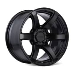 Enkei Cyclone 16x8 6x139.7 0 ET 106.1 CB Gloss Black with Milled Spokes