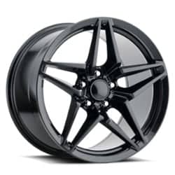 Factory Reproductions FR 29 C7 ZR1 Vette 19x10 5x120.65 79 ET 70.3 CB Satin Black