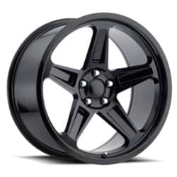 Factory Reproductions FR 73 Dodge Demon 20x10.5 5x115 22 ET 71.5 CB Gloss Black