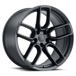 Factory Reproductions FR 74 Dodge Widebody 20x10.5 5x115 22 ET 71.5 CB Satin Black