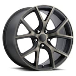 Factory Reproductions FR75 20x9 5x127 35 ET 71.5 CB Satin Black/Machined/Bronze