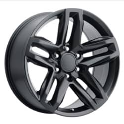 Factory Reproductions FR94 Z71 Split 5 Spoke 22x9 6x139.7 15 ET 78.1 CB Satin Black