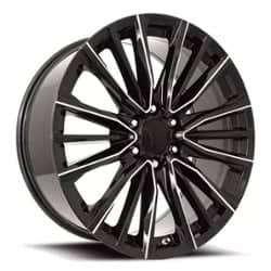Factory Reproductions FR205 Platinum V 26x10 6x139.7 28 ET 78.1 CB Black Milled