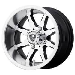 Fairway Alloy FA142 Shift 12x6 4x101.6 -30 ET 70.7 CB Machined Gloss Black