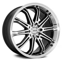 Maxxim Ferris 16x7 5x105/5x114.3 40 ET 73.1 CB Gloss Black w/Machine Face