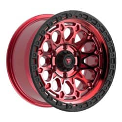 Fittipaldi FT101RTB 17x9 6x135 -12 ET 106.2 CB Machined Red Tint/Black Ring