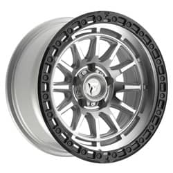 Fittipaldi FT114MSB 17x8.5 6x139.7 0 ET 106.2 CB Machined Silver Black