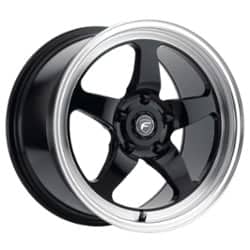 Forgestar D5 Drag 18x5 5x120.65 -10 ET 78.1 CB Black Machined