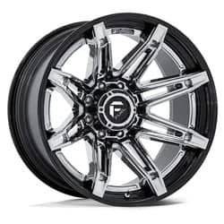 Fuel Brawl FC401 22x12 6x135 -44 ET 87.1 CB Chrome w/Gloss Black Lip