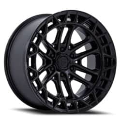 Fuel FC874 Celsius 17x9 6x139.7 -12 ET 106.1 CB Matte Black w/Gloss Black Lip