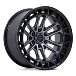 Fuel FC874 Celsius 17x9 6x139.7 -12 ET 106.1 CB Matte Gunmetal w/Matte Black Lip