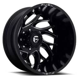Fuel Runner Dually Rear D741 20x8.25 8x200 -202 ET 142 CB Black Milled