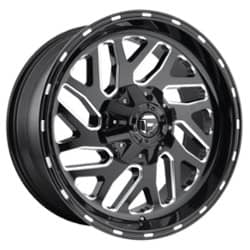 Fuel UTV Triton D581 24x7 4x156 13 ET 132 CB Gloss Black / Milled