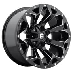 Fuel Assault D576 18x9 5x114.3/5x127 1 ET 78.1 CB Gloss Black & Milled
