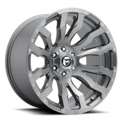 Fuel Blitz D693 20x9 8x165.1 1 ET 125.1 CB Brushed Gunmetal