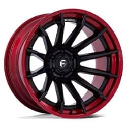 Fuel Burn FC403 20x9 6x135 1 ET 87.1 CB Black Red Lip