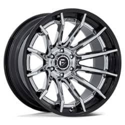 Fuel Burn FC403 20x9 6x139.7 1 ET 106.1 CB Chrome Black Lip