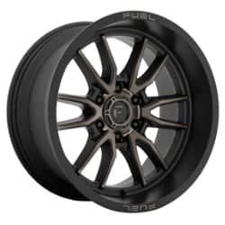 Fuel Clash 6 D762 22x10 6x139.7 -18 ET 106.1 CB Matte Black Dark Tint