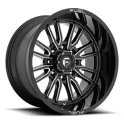 Fuel Clash 8 D761 20x9 8x165.1 20 ET 125.1 CB Gloss Black Milled