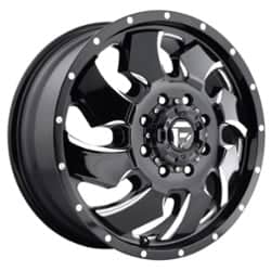 Fuel Cleaver Dually Front D574 20x8.25 8x210 105 ET 154.3 CB Black & Milled