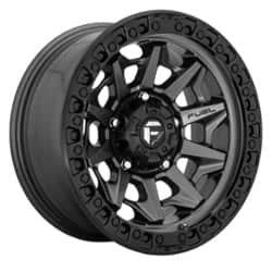 Fuel D716 Covert 15x8 5x139.7 -19 ET 108 CB Matte Gunmetal Black Bead Ring