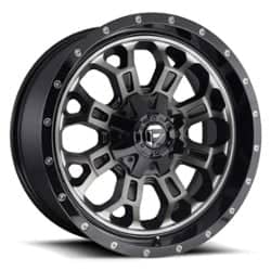 Fuel Crush D561 17x9 5x139.7/5x150 1 ET 110.1 CB Gloss Black Double Dark Tint