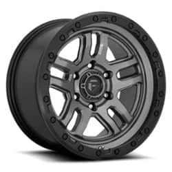 Fuel D701 Ammo 17x9 6x139.7 1 ET 106.1 CB Matte Gunmetal/Black Bead