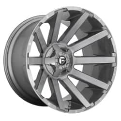 Fuel D714 Contra 20x10 5x114.3/5x127 -18 ET 78.1 CB Platinum Brushed Gunmetal Tinted Clear