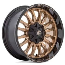 Fuel D797 Arc 22x12 5x114.3/5x127 -44 ET 78.1 CB Platinum Bronze With Black Lip