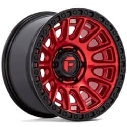 Fuel Cycle D834 17x9 6x139.7 1 ET 106.1 CB Candy Red w/Black Ring