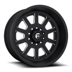 Fuel DE09 FF09D SSF 10 24x12 10x170 -50 ET 125.1 CB Matte Black Milled