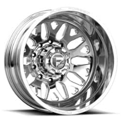 Fuel DE19 FF19D Dually Rear 24x8.25 8x210 -246 ET 154.3 CB Polished