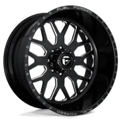 Fuel DE19 FF19D SSF 24x12 10x170 -50 ET 125.1 CB Gloss Black Milled