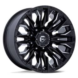 Fuel Flame 8 D803 20x10 8x165.1 -18 ET 125.1 CB Gloss Black Milled