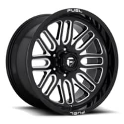 Fuel Ignite D662 20x9 6x139.7 19 ET 106.1 CB Gloss Black & Milled