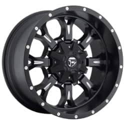 Fuel Krank D517 17x9 8x165.1 20 ET 125.1 CB Matte Black & Milled