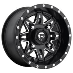 Fuel UTV Lethal D567 UTV 15x7 4x137 13 ET 110.1 CB Black & Milled
