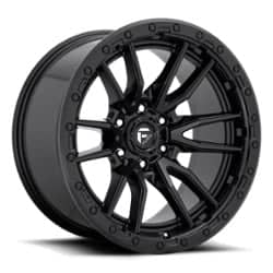 Fuel Rebel 6 D679 22x10 6x139.7 -13 ET 106.1 CB Matte Black