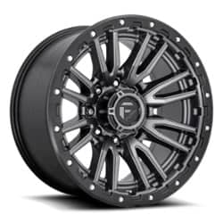 Fuel Rebel 8 D680 20x9 8x165.1 1 ET 125.1 CB Matte Gunmetal Black Bead Ring