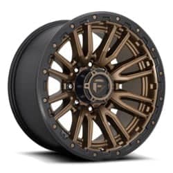 Fuel Rebel 8 D681 20x9 8x165.1 1 ET 125.1 CB Matte Bronze Black Bead Ring