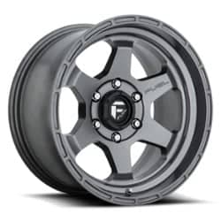 Fuel Shok D665 17x9 6x139.7 1 ET 106.1 CB Matte Gunmetal