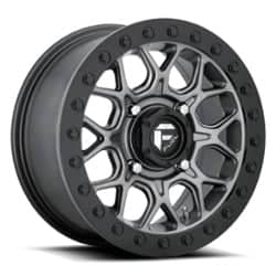 Fuel UTV Tech D919 15x7 4x156 38 ET 132 CB Matte Gunmetal