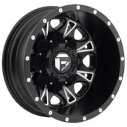 Fuel Throttle D513 Rear 17x6.5 8x210 -140 ET 154.3 CB Matte Black & Milled