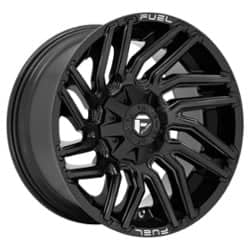 Fuel Typhoon D776 22x12 5x114.3/5x127 -44 ET 78 CB Gloss Black